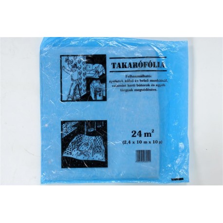 TAKARÓFÓLIA 2,4M *10M* 0,01 KÉK